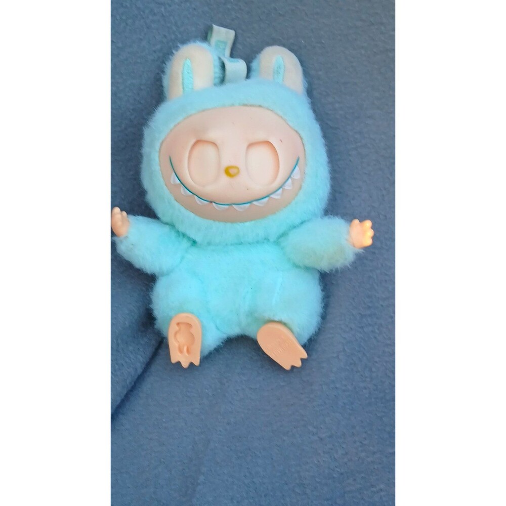 POP MART The Monsters Have A Seat Labubu QUQU Vinyl Plush Keychain Mint Green